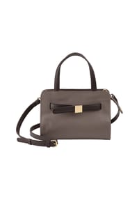 DuDu - Schultertasche Leder 23 cm - brown