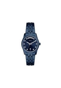 FOSSIL Scarlette - Fossil Damenuhr Scarlette Day-Date Navy Edelstahl, ES5476 - Blau