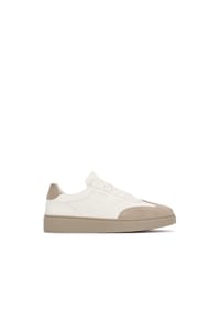 ONE ELEMENT - Herren-Sneakers aus Wildleder und Leder - Weiß
