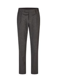 HECHTER PARIS - Hose mit Bundfalten - carbon