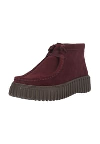 CLARKS® - Veloursleder Stiefelette TORHILL MOSS - Burgundy