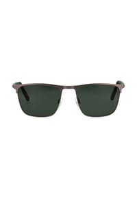TOM TAILOR - Sonnenbrille - dunkelgun / wildgrün matt