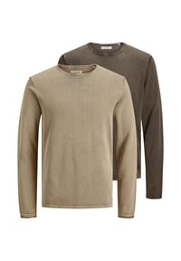 JACK & JONES - Pullover 2er Pack Leo - Caviar