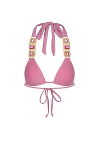 MODA MINX - Bikini-Top Lumiere mt tollem Steinbesatz - Candy Pink