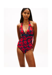 TOMMY HILFIGER - Tankini, Neckholder, für Damen - 0KQ POPPY D. NAVY