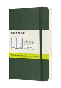 MOLESKINE® - Notizbuch "Classic Pocket", A6, blanko, Soft Cover - MYRTENGRÜN