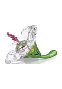 SWAROVSKI FLORERE - Kristallfigur "Hibiskus" - TRANSPARENT GRÜN