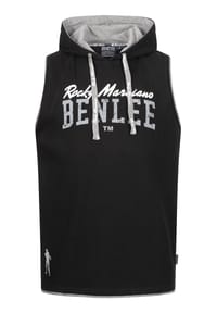 BENLEE™ - Herren ärmelloses T-Shirt mit Kapuze normale Passform EPPERSON - Black