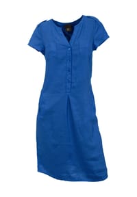heine - Leinenkleid - royalblau