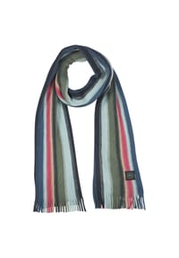 LERROS - Strickschal mit Längsstreifen aus leichter Kunstfaser - CLASSIC NAVY