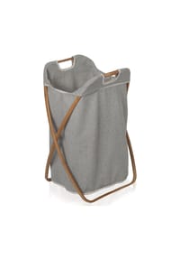 MÖVE Wäschekorb, Bamboo - Bamboo - grey