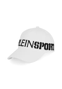 PLEIN SPORT - Baseball Cap PS - OffWhite