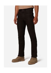 RICANO - Herren Lederhose S/L RT-101, Lederjeans mit Schnürungen - 5-Pocket Optik aus Wildleder - Braun