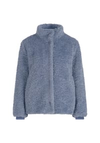 CARTOON - Kunstfell-Jacke mit Eingrifftaschen - Braun