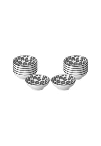 Ritzenhoff & Breker Dipschalen Takeo Circles ø 8 cm 12er Set schwarz-weiß - TAKEO - schwarz-weiß