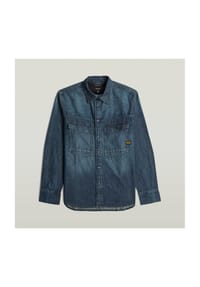 G-STAR RAW - Jeanshemd, Regular Fit, Langarm, Kent-Kragen, für Herren - J536 ANTIQUE FADE