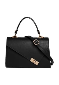 Cluty - Handtasche Echt Leder, Made In Italy - beige