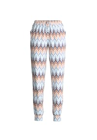 CALIDA - Damen Pyjamahose mit Bündchen Favourites Tiles - aura blue