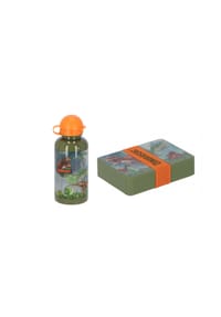 COFI - Dinorassic Kinder Lunchbox- und Trinkflaschen-Set All-in-One - Grün OneSize