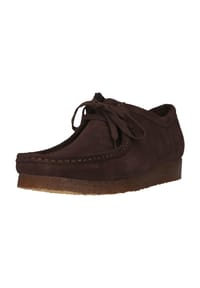 CLARKS® - Mokassin Wallabee mit Krepp-Laufsohle - 5045A Chocolate Sde