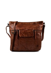 GREEN BURRY Torro Lavado - Torro Lavado Umhängetasche Leder 29 cm - nut