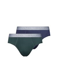 HANRO - 2er-Pack Slips Cotton Essentials - 3021 DEEP NAVY/SE