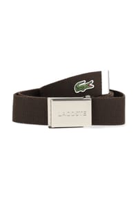 LACOSTE - Textil Gürtel 40 WOVEN STRAP IN KIT - Braun