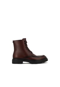 Kazar - Braune flache Schnürstiefel aus Naturleder für Herren mit Isolierung - Braun