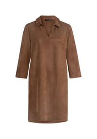 BETTY BARCLAY - Hemdblusenkleid mit Knopfleiste - Dark Coffee