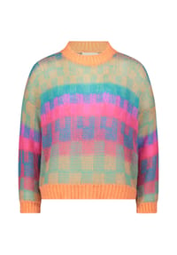 CARTOON - Strickpullover mit Rundhalsausschnitt - Orange/Pink