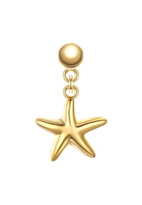 GLANZSTÜCKE MÜNCHEN - Glanzstücke München Charm Seestern Sterling Silber 50084181 - gelbgold