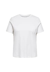 ONLY CARMAKOMA - T-Shirt, Baumwolle, für Damen - 190858 BRIG. WHITE