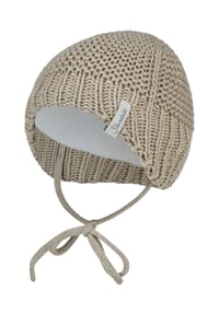 Sterntaler® - Strickmütze, Label, für Babys und Kleinkinder - 502 STEINGRAU