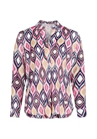 BETTY BARCLAY - Schlupfbluse langarm - Pink/Dark Blue