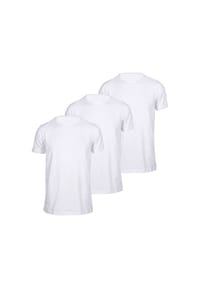 EMPORIO ARMANI - T-Shirt Kurzarmshirt 3er Pack - weiß