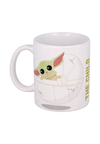 COFI - The Mandalorian Tasse 325ml Baby Yoda Keramikbecher im Geschenkset - Weiß 12x10x10 cm