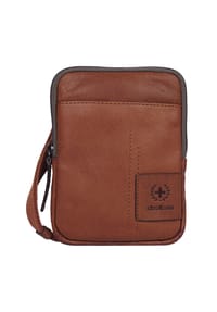 strellson Hydepark - Schultertasche "Hydepark", uni, Leder, für Herren - braun