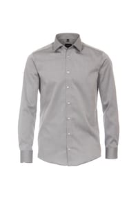 VENTI - Herren Businesshemd extra langer Arm 72cm uni Modern Fit - Dunkelblau