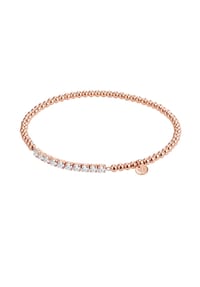 GLANZSTÜCKE MÜNCHEN - Damen Armband aus 925/- Sterling Silber in Roségold mit Zirkonia - roségold