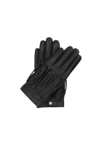 Kazar - Handschuhe aus Leder in Schwarz mit Quasten - Schwarz