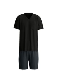 CALIDA - Herren Kurz-Pyjama Relax Streamline - schwarz