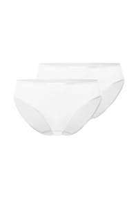 HANRO - Midi Slip 2er Pack Cotton Seamless - Schwarz