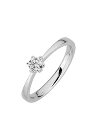 LYOMI - Ring 585/- Gold 1 Diamant Lab Grown 0,25ct. - weiß