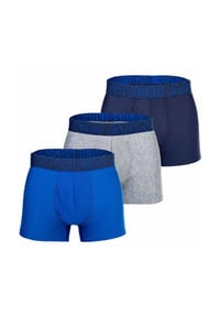 UNDER ARMOUR - Herren Boxershorts, 3er Pack - Performance Tech Trunks Solid 3", Stretch, einfarbig - Blau/Grau