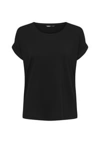 ONLY® - T-Shirt, umgeschlagene Ärmelbündchen, für Damen - 205590  DEMITASSE