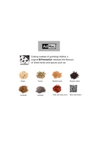 AdHoc® - Gewürzmühle "Molto" - 152 SILBER