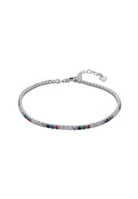 Adelia's - Adelia's Neuheit 2025 - Damen Tennisarmband aus Silber - mehrfarbig silber