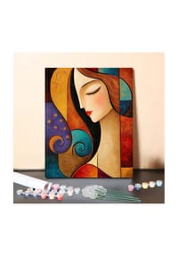 ARTNANAS - ARTNANAS DIY Malen nach Zahlen Set-"Traumfrau" ohne Rahmen in 40*50CM - 
