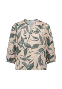 BETTY & CO - Schlupfbluse mit 3/4 Arm - Nature/Green