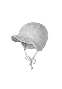 maximo® - BABY-Mütze, Flatlock-Einsatz Schild - dunkelmarine